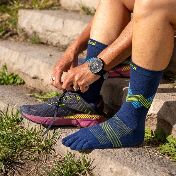 Injinji Run Crew Zehenscocken Glow